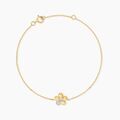 Histoire d'Or Bracelet Gjurd Or Jaune Oxyde De Zirconium