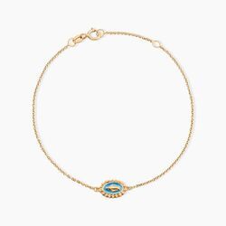 Histoire d'Or Bracelet Lueur Coloree Or Jaune