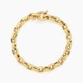 Histoire d'Or Bracelet Jodie Maille Jaseron Godronne Or Jaune