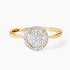 Histoire d'Or Bague Soleil D'hiver Or Jaune Diamant