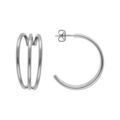 Cr&eacute;oles en acier trois rangs &eacute;cart&eacute;s larg 13mm x haut 32mm