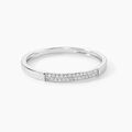 Histoire d'Or Alliance Amani Or Blanc Diamant