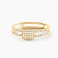 Bagues sur Grenoble : Histoire d'Or Bague Aude Or Jaune Diamant