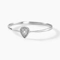 Histoire d'Or Bague Mon 1er Diamant Or Blanc Diamant