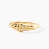 Histoire d'Or Bague Precious Line Or Jaune Diamant