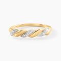 Histoire d'Or Bague Mihael Or Jaune Diamant