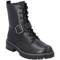 Bottes femme sur Grenoble : Bottines Remonte black casual closed ladies mid height boots