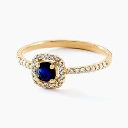 Histoire d'Or Bague Cosimo Or Jaune Saphir Diamant