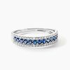 Histoire d'Or Bague Amias Or Blanc Diamant Saphir