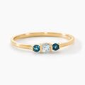 Histoire d'Or Bague Mediha Or Jaune Topaze