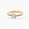 Histoire d'Or Bague Manon Or Jaune Topaze Et Amethyste