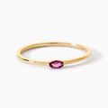Histoire d'Or Bague Margault Or Jaune Rhodolite