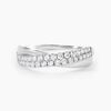 Histoire d'Or Bague Aglae Or Blanc Oxyde De Zirconium