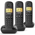 T&eacute;l&eacute;phones Fixes sur Saint-Egr&egrave;ve : T&eacute;l&eacute;phone sans fil GIGASET BASIC100TRIONOIR