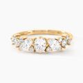 Histoire d'Or Bague Sparkle Or Jaune Oxyde De Zirconium