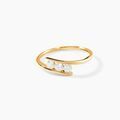 Histoire d'Or Bague Halvor Or Jaune Oxyde De Zirconium