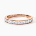 Histoire d'Or Demi-alliance Rhea Or Rose Diamant