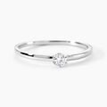 Histoire d'Or Solitaire Natalia Platine Blanc Diamant