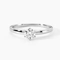 Histoire d'Or Bague Solitaire Natalia Pl Platine Blanc Diamant