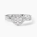 Histoire d'Or Bague Cissy Platine Blanc Diamant