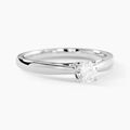 Histoire d'Or Bague Iris Platine Blanc Diamant