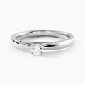 Histoire d'Or Bague Iris Platine Blanc Diamant