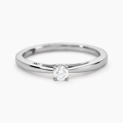 Histoire d'Or Bague Iris Platine Blanc Diamant