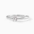 Histoire d'Or Bague Aphrodite Ld Platine Blanc Diamant Synth&eacute;tique