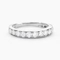 Alliances sur Grenoble : Histoire d'Or Alliance Rhea Ld Platine Blanc Diamant Synth&eacute;tique