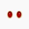Histoire d'Or Boucles D'Oreilles Puces Vintage Love Plaque Or Jaune