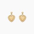 Histoire d'Or Boucles D'oreilles Pendantes Vasthie Plaque Or Jaune