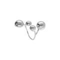 Bague ajustable en acier r&eacute;glable 4 boules Artemare
