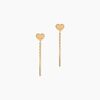 Histoire d'Or Boucles D'Oreilles Pendantes Falone Plaqu&eacute; Or Jaune