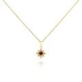 Histoire d'Or Collier Bobbie Plaqu&eacute; Or Jaune Oxyde De Zirconium
