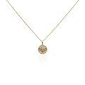 Histoire d'Or Collier Abelha Plaqu&eacute; Or Jaune Oxyde De Zirconium