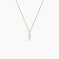 Histoire d'Or Collier Estela Plaque Or Jaune Oxyde De Zirconium