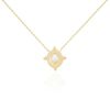 Histoire d'Or Collier Plaque Or Jaune Oline Pierre De Lune