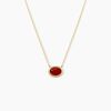 Histoire d'Or Collier Vintage Love Plaque Or Jaune Pierre De Synthese