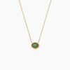 Histoire d'Or Collier Vintage Love Plaque Or Jaune Aventurine