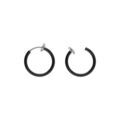 Cr&eacute;oles en acier PVD noir tube 15mm systeme clip et ressort Artemare