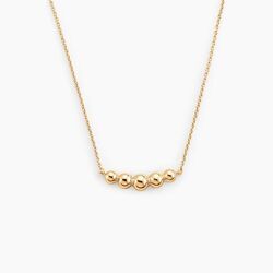 Histoire d'Or Collier Golden Beans Plaque Or Jaune