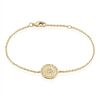 Histoire d'Or Bracelet Laurina Plaqu&eacute; Or Jaune Oxyde De Zirconium
