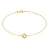 Histoire d'Or Bracelet Bobbie Plaqu&eacute; Or Jaune Oxyde De Zirconium
