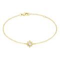 Histoire d'Or Bracelet Bobbie Plaqu&eacute; Or Jaune Oxyde De Zirconium