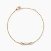 Histoire d'Or Bracelet Estela Plaque Or Jaune Oxyde De Zirconium