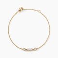 Histoire d'Or Bracelet Estela Plaque Or Jaune Oxyde De Zirconium