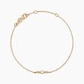 Histoire d'Or Bracelet Aura Plaqu&eacute; Or Jaune Oxyde De Zirconium