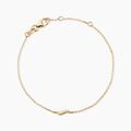 Histoire d'Or Bracelet Myrrhe Plaqu&eacute; Or Jaune Oxyde De Zirconium