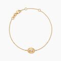 Histoire d'Or Bracelet Solaria Plaqu&eacute; Or Jaune Oxyde De Zirconium