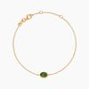 Histoire d'Or Bracelet Vintage Love Plaque Or Jaune Aventurine